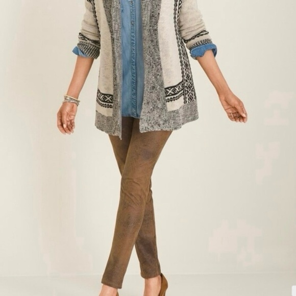 Chico's Pants - Chicos Brown Leather Pants